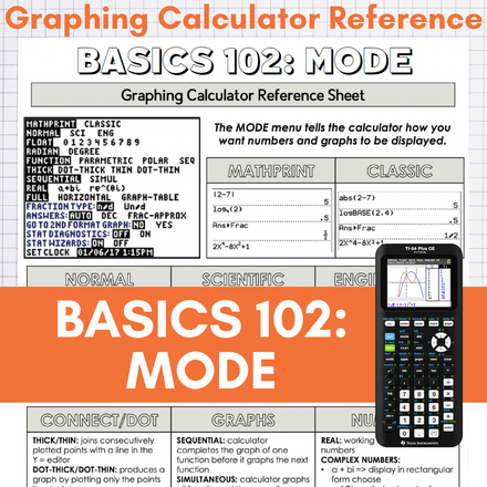 Calculator Basics 102
