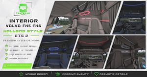 Interior Volvo FH5 FH6 ETS 2 #7 OTHER COLORS
