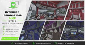 Interior Scania RJL LUX ETS 2 #42 OTHER COLORS