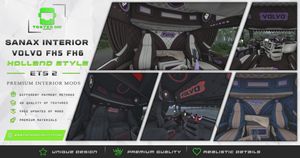 SANAX Interior Volvo FH5 FH6 2024 ETS 2 #4 OTHER COLORS