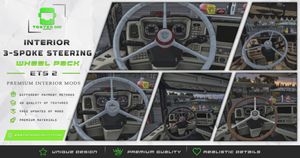 3-Spoke Steering Wheels ETS 2
