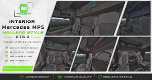 Interior Mercedes MP5 Holland Style ETS 2 #6 OTHER COLORS