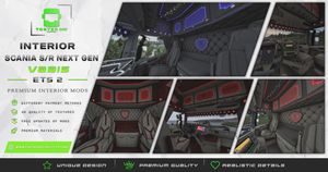 Interior Scania S/R Next Gen Vabis ETS 2 #81 OTHER COLORS