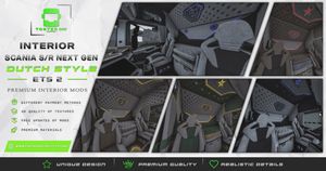 Interior Scania S/R Next Gen Duch Style ETS 2 #84 OTHER COLORS