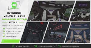 Interior Volvo FH5 FH6 2024 ETS 2 #4 OTHER COLORS