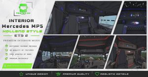 Interior Mercedes MP5 Holland Style ETS 2 #4 OTHER COLORS