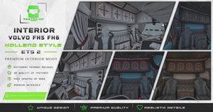 Interior Volvo FH5 FH6 Holland Style ETS 2 #8 OTHER COLORS