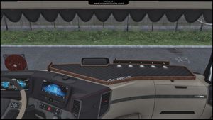 Interior Dashboard Table Mercedes Actros MP5 ETS 2