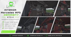 Interior Mercedes MP5 Germany ETS 2 #3 OTHER COLORS