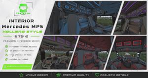 Interior Mercedes MP5 Holland Style ETS 2 #5 OTHER COLORS