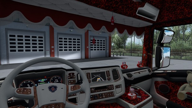 Interior for Scania S Next Gen HOLLAND DANISH RED SCS ETS 2 #9