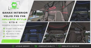 SANAX Interior Volvo FH5 FH6 ETS 2 #7 OTHER COLORS