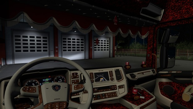 Interior for Scania S Next Gen HOLLAND DANISH RED SCS ETS 2 #9