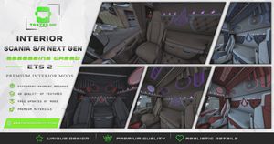 Interior Scania S/R Next Gen Assassins Creed ETS 2 #82 OTHER COLORS