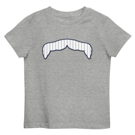 Kids Pinstripe Mustache T-Shirt