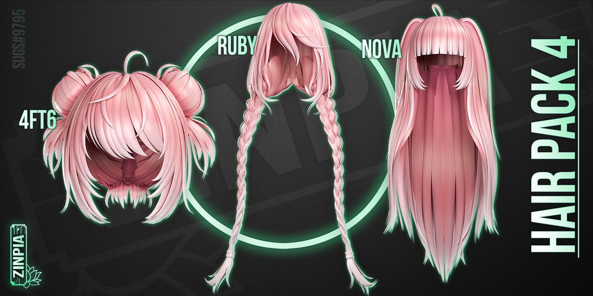 Female Hair Pack 4