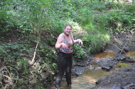 loulia Jodphurs and mud