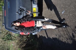 Mia trys out for wellieswomenmess