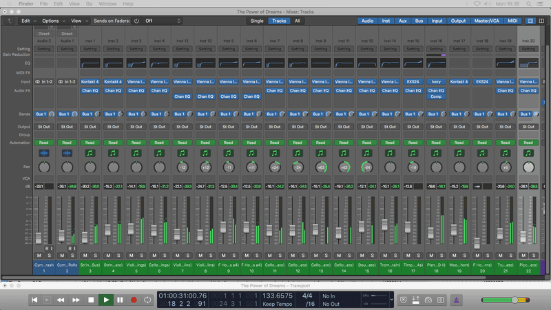  ORCHESTRAL BUNDLE Download Logic Pro Templates (20 Templates) Jon Brooks Film Composer