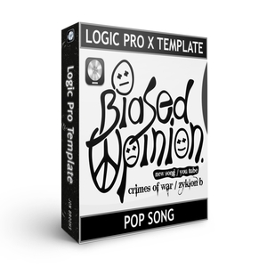 Logic Pro X Template Download CRIMES OF WAR (Pop Song) Jon Brooks Music Production Tutorials