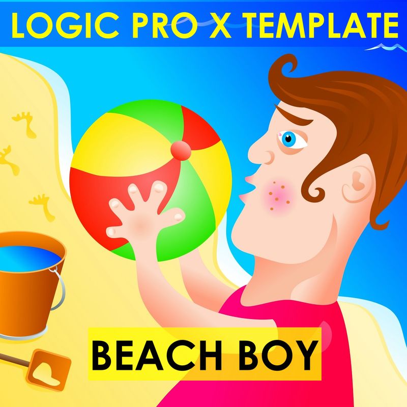  Logic Pro Template BEACH BOY (Quirky and Playful Carnival Funfair Instrumental Music) Jon Brooks