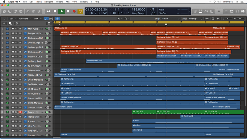  ORCHESTRAL BUNDLE Download Logic Pro Templates (20 Templates) Jon Brooks Film Composer