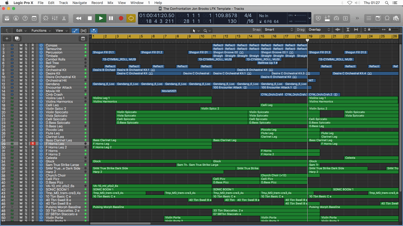  ORCHESTRAL BUNDLE Download Logic Pro Templates (20 Templates) Jon Brooks Film Composer