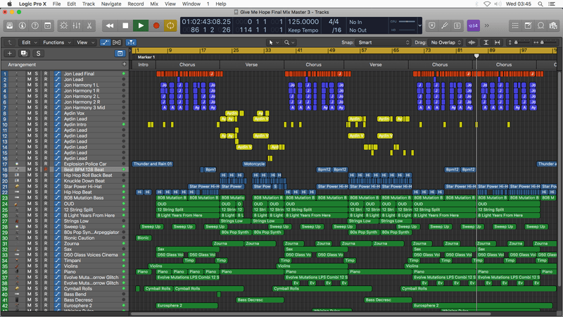POP SONGS BUNDLE - Logic Pro Download Templates (7 Templates) Jon Brooks Music Production
