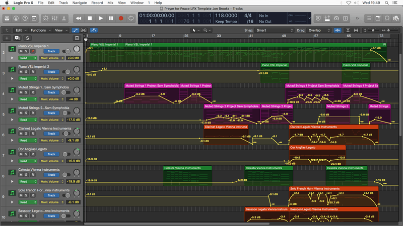 ORCHESTRAL BUNDLE Download Logic Pro Templates (20 Templates) Jon Brooks Film Composer