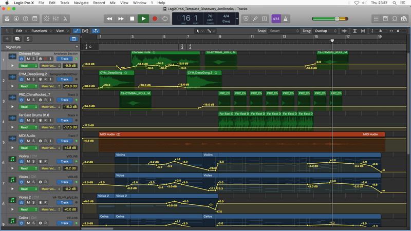  ORCHESTRAL BUNDLE Download Logic Pro Templates (20 Templates) Jon Brooks Film Composer