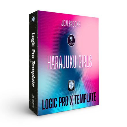 Logic Pro X Template Download 🎵 HARAJUKU GIRLS  (J-Pop Music) ポップス Jon Brooks Music Composer