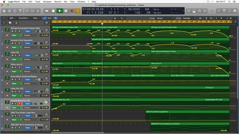  ORCHESTRAL BUNDLE Download Logic Pro Templates (20 Templates) Jon Brooks Film Composer