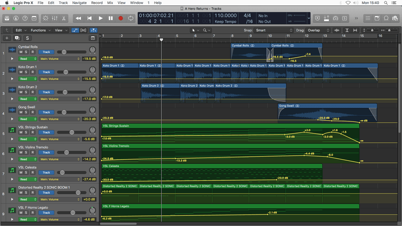 Logic Pro Template Download 🎵 A HERO RETURNS (Dramatic Orchestral Template) Jon Brooks Film Music