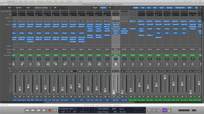 POP SONGS BUNDLE - Logic Pro Download Templates (7 Templates) Jon Brooks Music Production