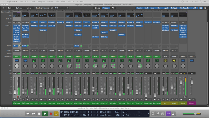 Logic Pro Template Download DARLING PLEASE COME HOME (Joanne Staples) Christmas Pop Song