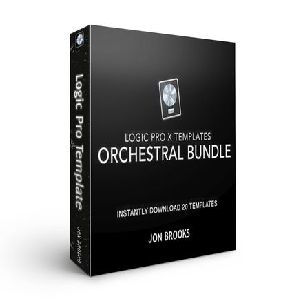  ORCHESTRAL BUNDLE Download Logic Pro Templates (20 Templates) Jon Brooks Film Composer