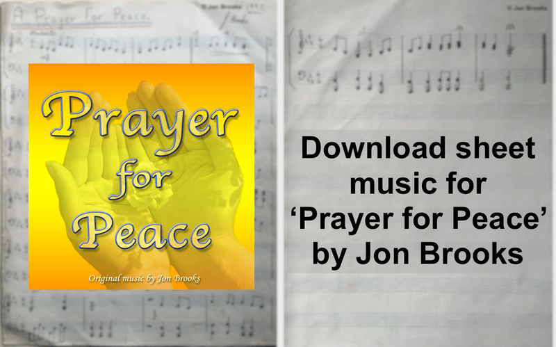 Prayer for Peace (Piano Solo Sheet Music) Jon Brooks (PDF) Notation Download