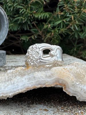 Made to Order - Eternally Yours Spoon Ring – Silverplate (1847 Rogers Bros, 1940s)