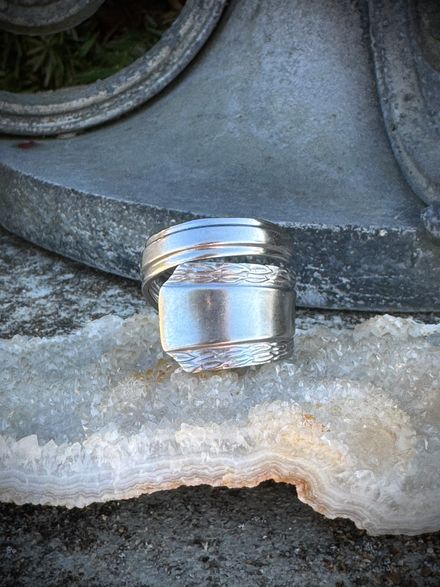 Minimalist Stainless Steel Spoon Ring – Size 9 (Lightweight)