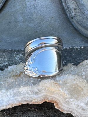 Homestead Spoon Ring – Size 7 Stainless Steel (Oneida, 1990s)