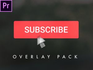 Subscribe Animation Overlay Pack