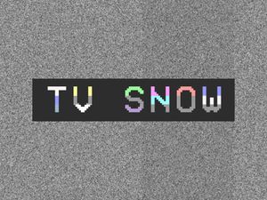 TV Snow (stock footage)