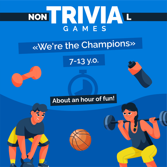 We&#x27;re the Champions - Couch Trivia Game for Kids