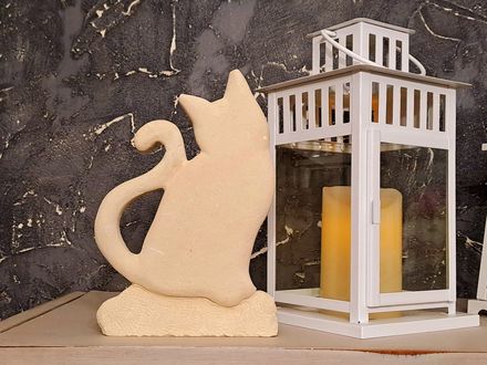 Gattino "Charlie" - Complemento d'Arredo in Pietra Leccese