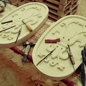 Pannello Decorativo in Pietra Leccese