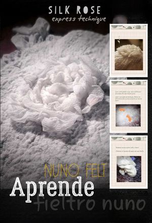 Tutorial digital course clase of felt &quot;silk rose&quot; express