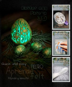 Free DIY Felt Easter Egg Tutorial PDF — Cómo hacer un huevo de Pascua (Guía gratis)