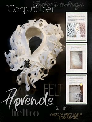 Tutorial digital course clase of felt &quot;Coquillier&quot; 2 in 1 