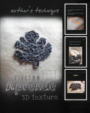 Tutorial digital clase course of felt 3D texture