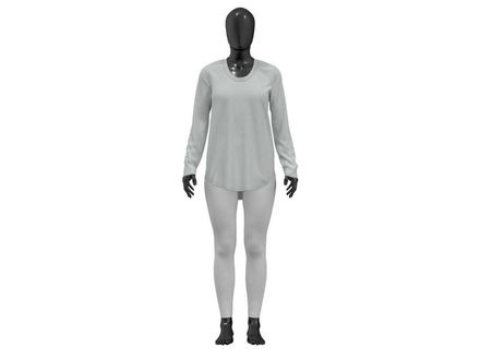 Women&#x27;s Long Sleeve Tee | DXF Block Pattern Download 